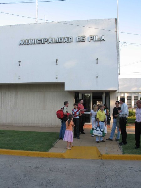 il municipio di Pila